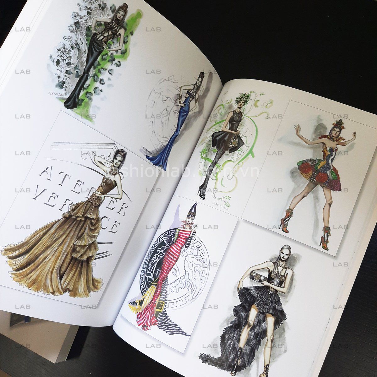 Sách Fashion Illustration & design - Minh họa thời trang #060101