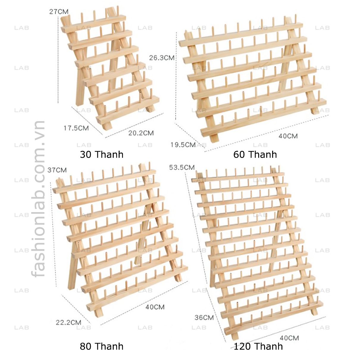Giá để chỉ gỗ thông để bàn (bộ) #050201