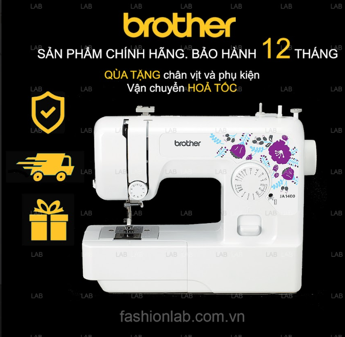 Máy may cơ gia đình Brother Brother JA1400 #010801 (Cái)
