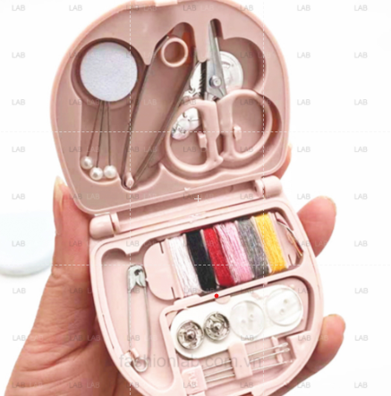 Set kim chỉ may vá du lịch bỏ túi hộp nhỏ tiện lợi #010105