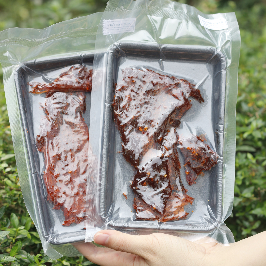 Khô bò miếng khay