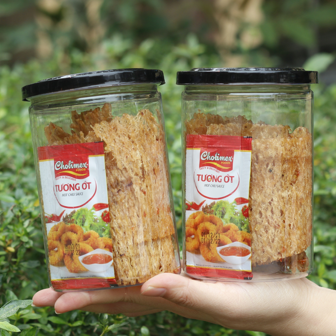Mực cán tẩm vị (lọ)
