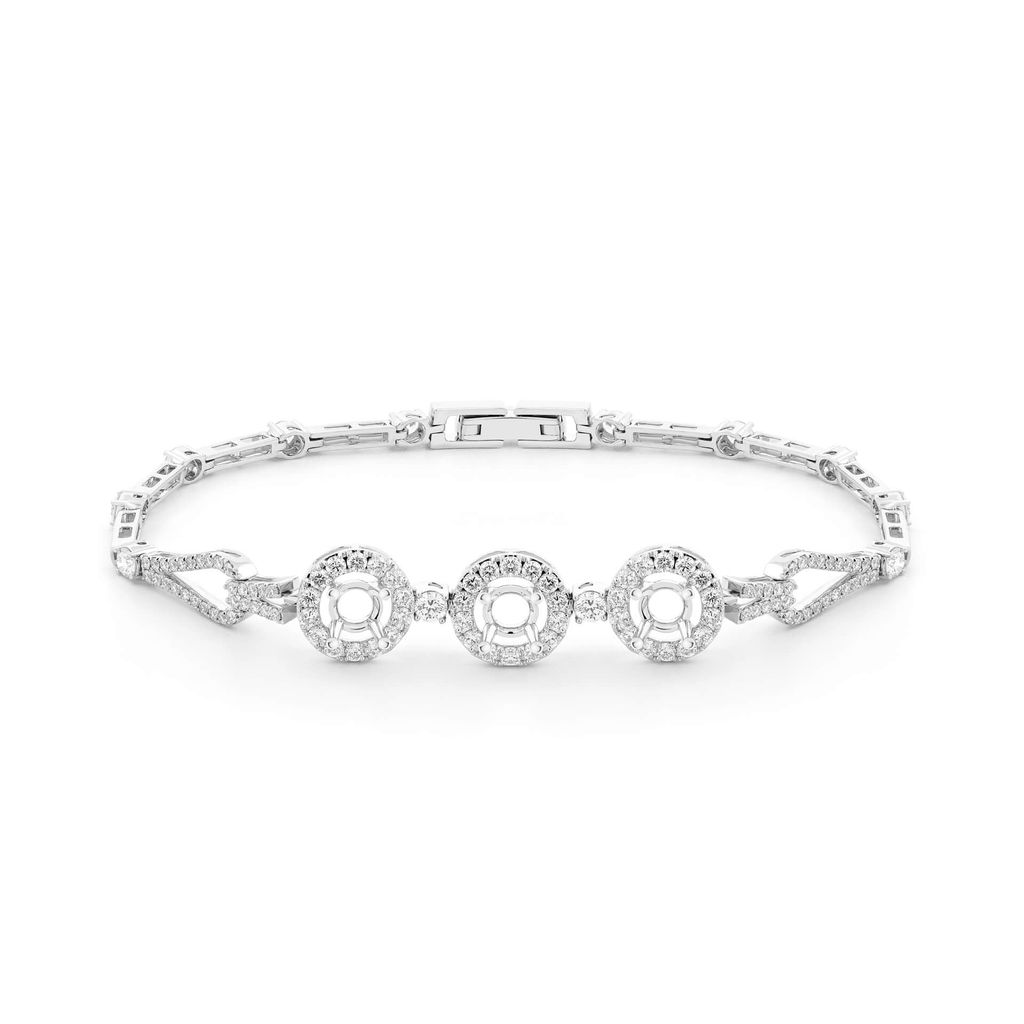 Ổ lắc tay nữ vàng trắng 18K DOJI AFBA000038D2KK1