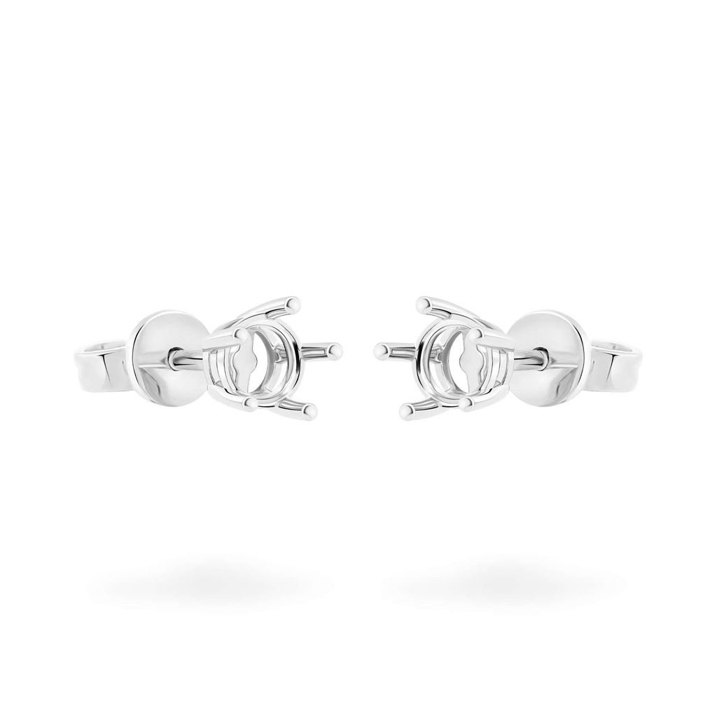 Ổ hoa tai vàng trắng 18K DOJI AFEA000126D2KK1