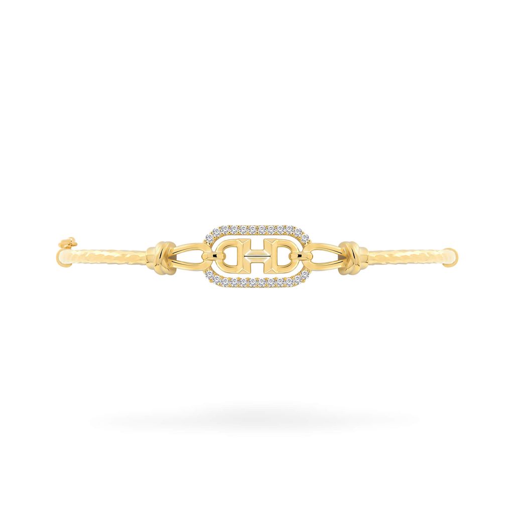 Vòng tay vàng vàng 18K gắn đá CZ DOJI AFGM901059D1CZ1