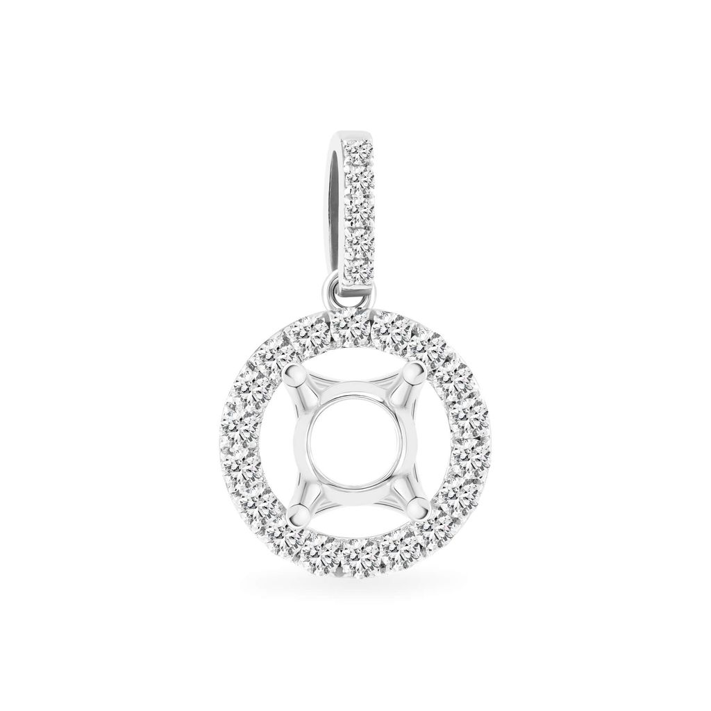 Ổ mặt dây nữ vàng trắng 18K DOJI AFPA000394D2KK1