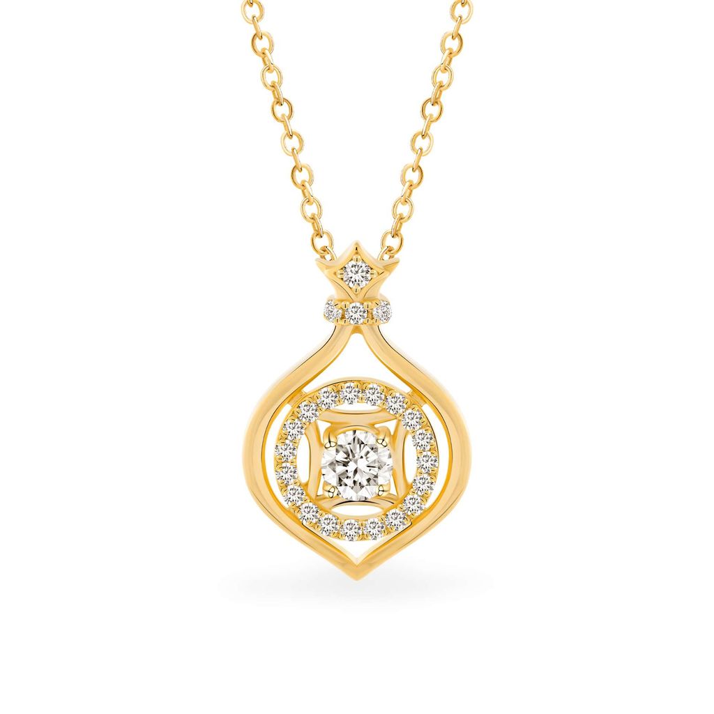 Mặt dây vàng vàng 14K gắn đá CZ DOJI AFPJ000516F1CZ1