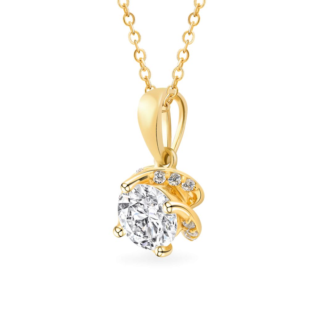 Mặt dây vàng vàng 18K gắn đá CZ DOJI AFPM300472D1CZ1