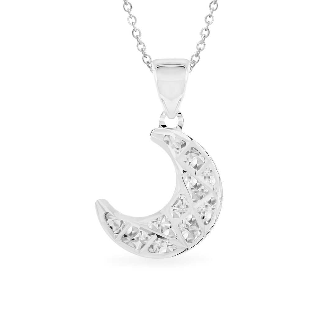 Mặt dây vàng trắng 18K DOJI AFPM989973D2KK1