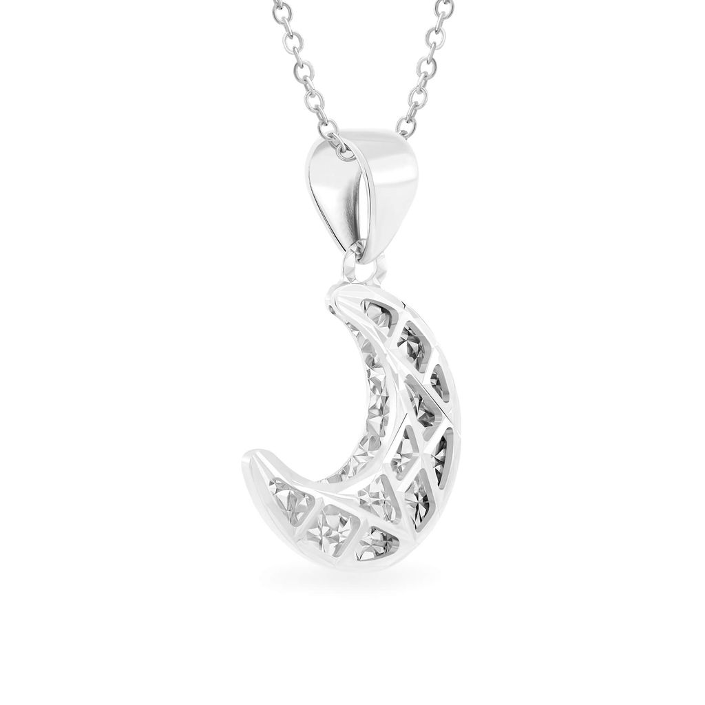 Mặt dây vàng trắng 18K DOJI AFPM989973D2KK1