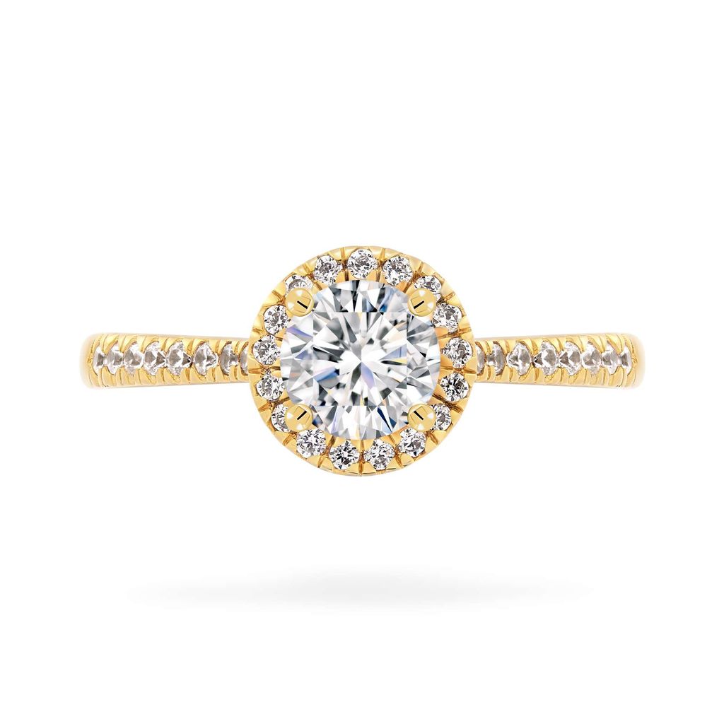 Nhẫn vàng vàng 14K gắn đá CZ DOJI AFRJ000013F1CZ1