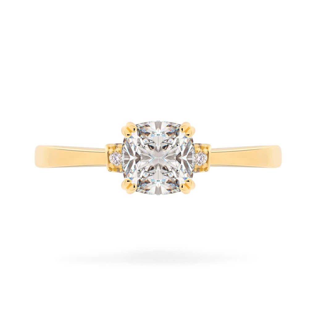Nhẫn vàng vàng 14K gắn đá CZ DOJI AFRJ000125F1CZ1