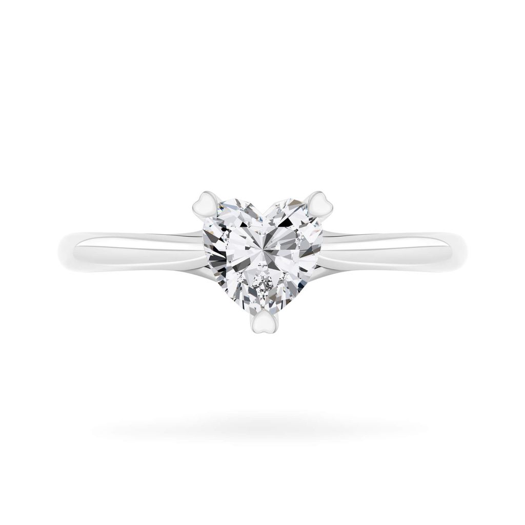 Nhẫn vàng trắng 14K gắn đá CZ DOJI AFRJ000409F2CZ1