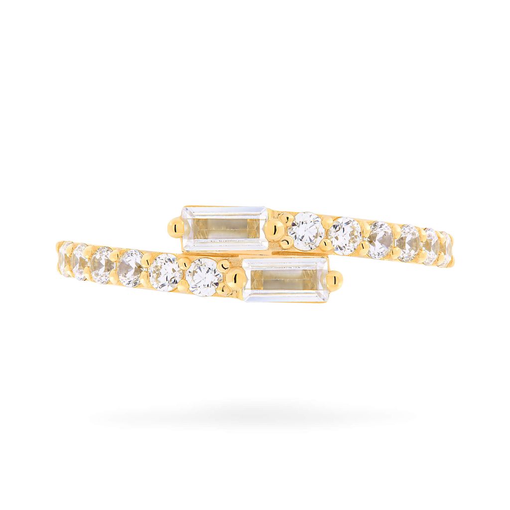 Nhẫn nữ vàng vàng 14K gắn đá CZ DOJI AFRK000686F1CZ1