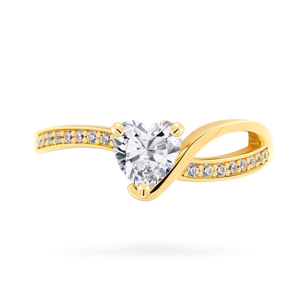 Nhẫn vàng vàng 18K gắn đá CZ DOJI AFRM300494D1CZ1