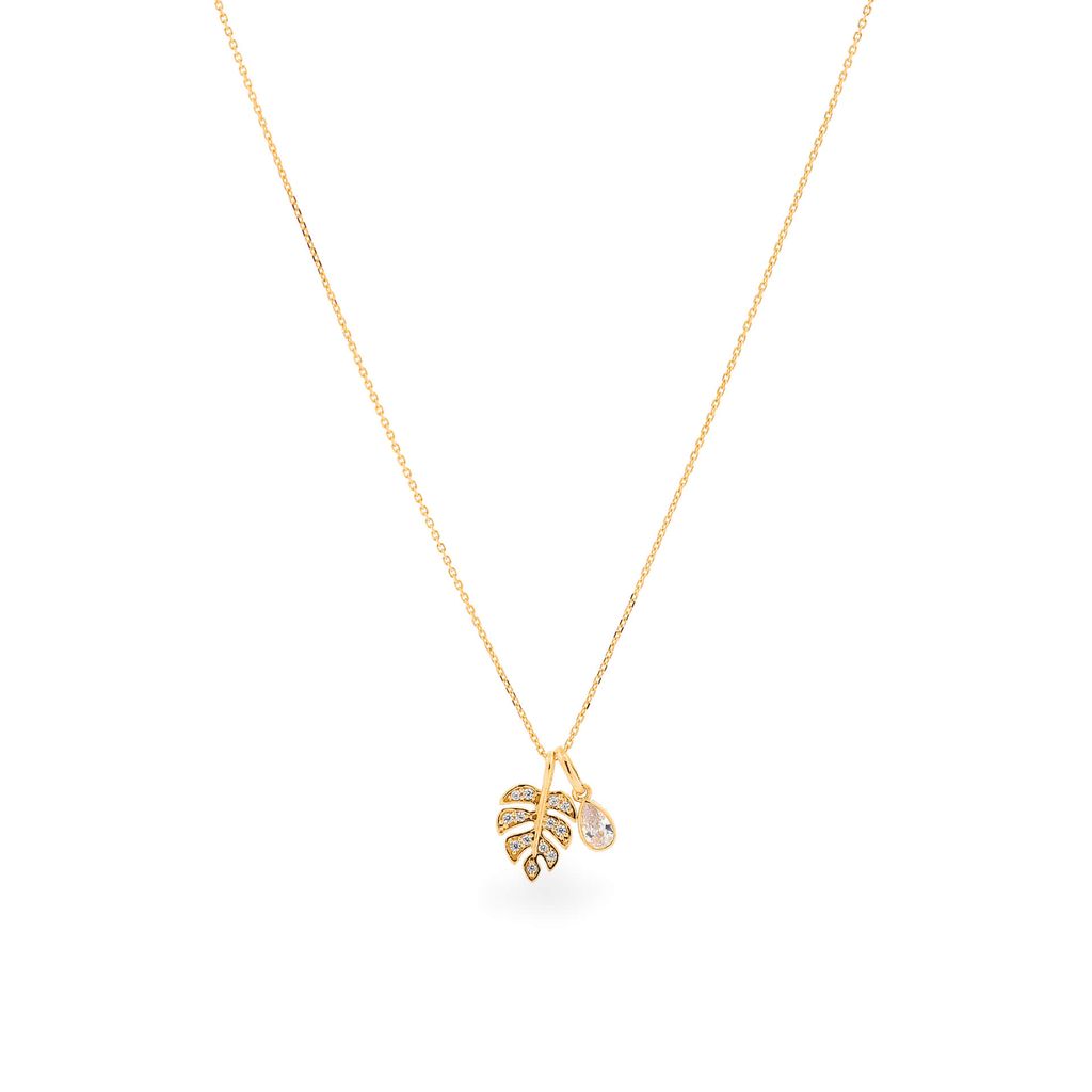 Dây liền mặt vàng vàng 14K gắn đá CZ DOJI ALPK000680F1CZ1