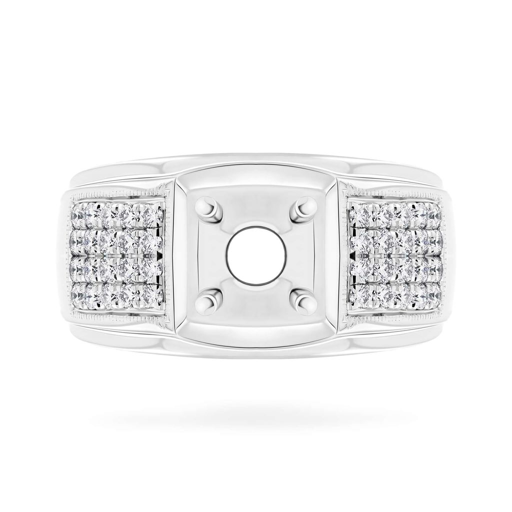 Ổ nhẫn vàng trắng 18K DOJI AMRA000013D2KK1