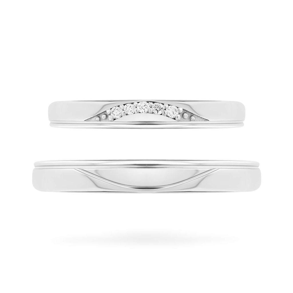 Nhẫn cưới 14K DOJI AWMG111839F2KK1 - AWFG111839F2ML1
