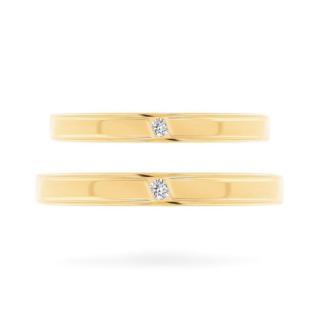 Nhẫn cưới 14K DOJI AWMG111843F1ML1 - AWFG111843F1ML1