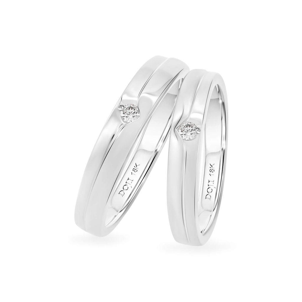 Nhẫn cưới 14K DOJI AWMG111485F2ML1 - AWFG111485F2ML1
