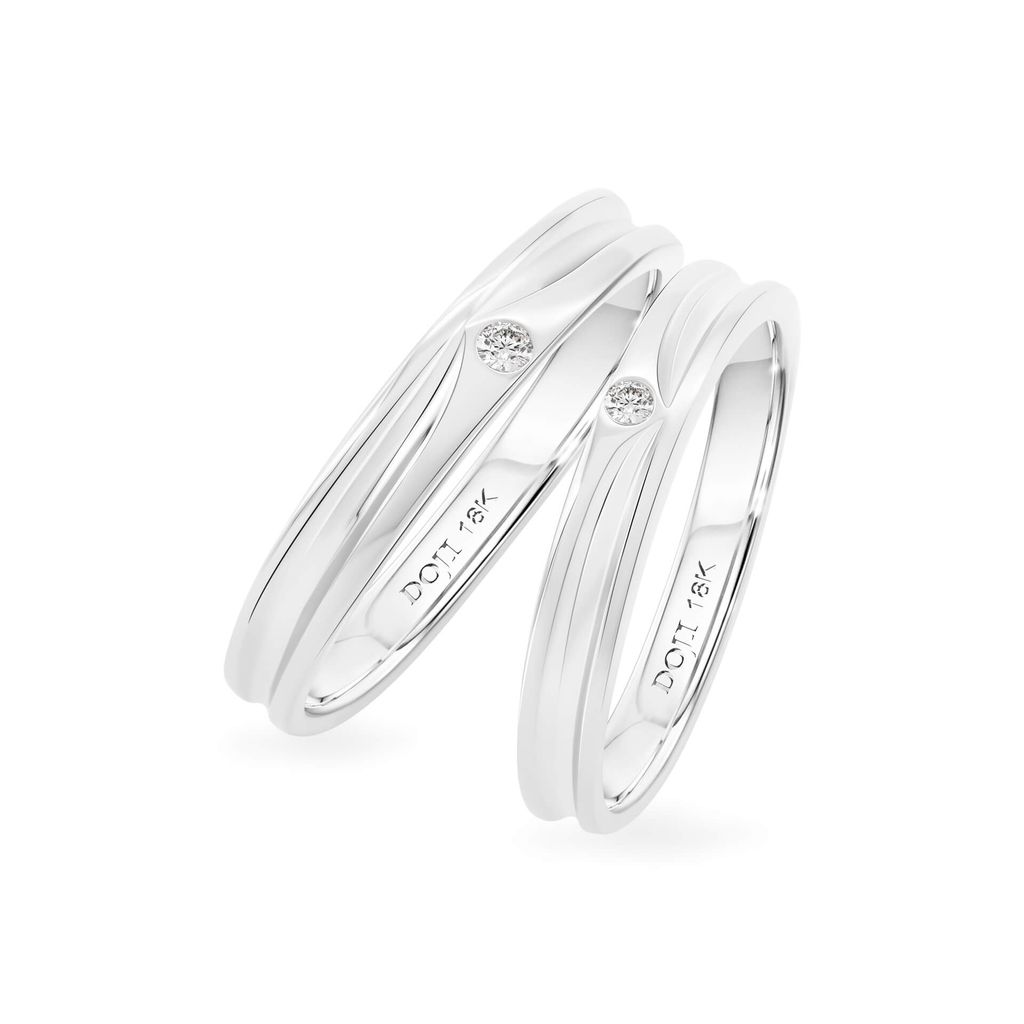 Nhẫn cưới 14K DOJI AWMG111637F2ML1 - AWFG111637F2ML1
