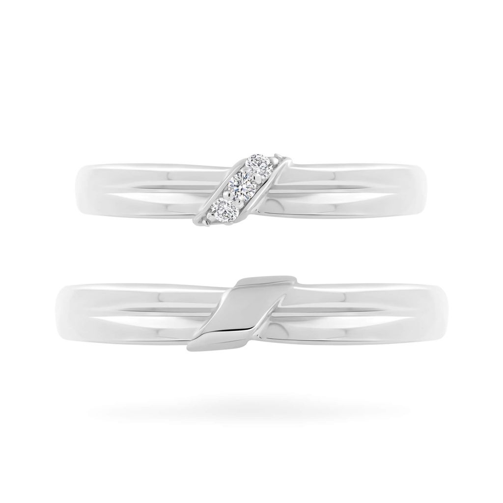 Nhẫn cưới 14K DOJI AWMG111856F2KK1 - AWFG111856F2ML1