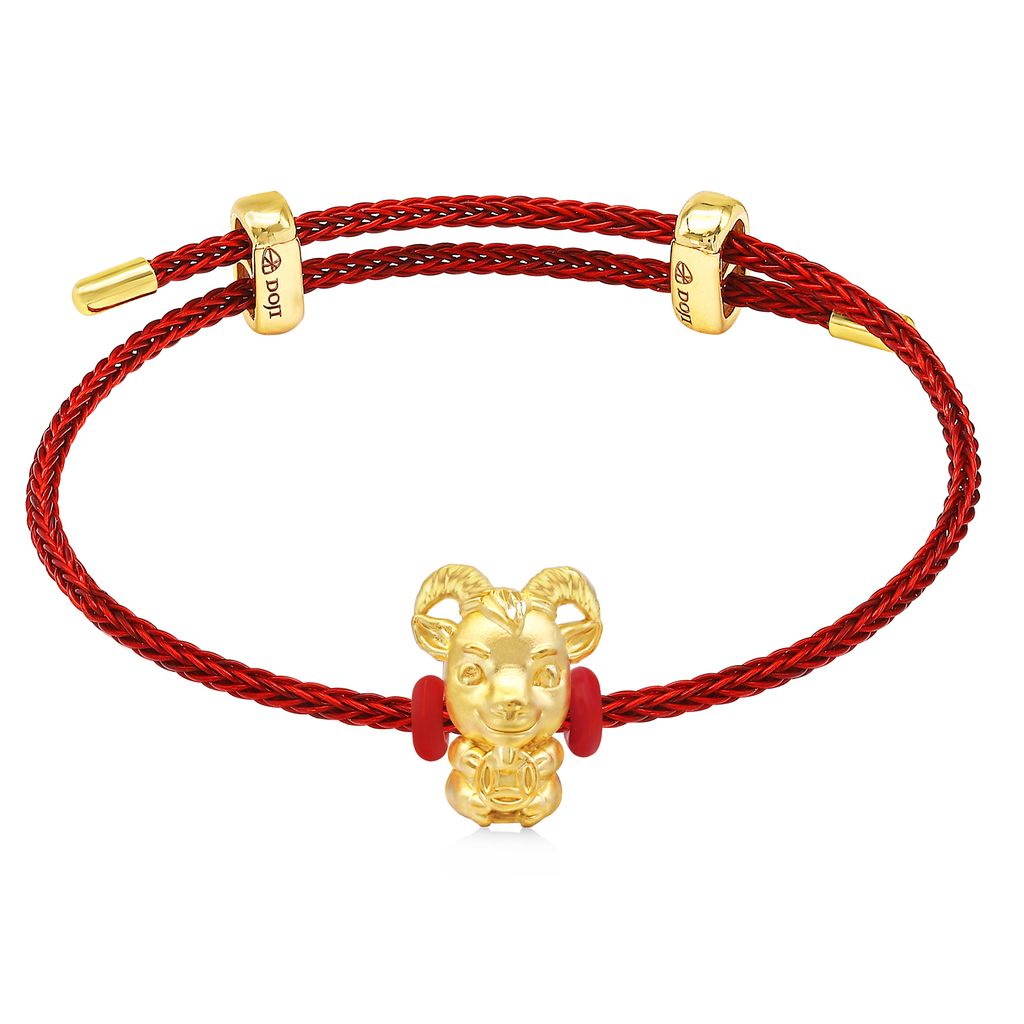 Vòng charm kim mùi vàng 24K DOJI BCB5005790A1XX1