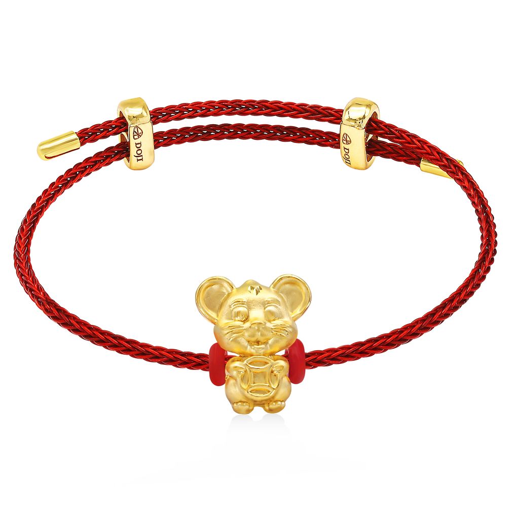 Vòng charm kim tý vàng 24K DOJI BCB5005800A1XX1