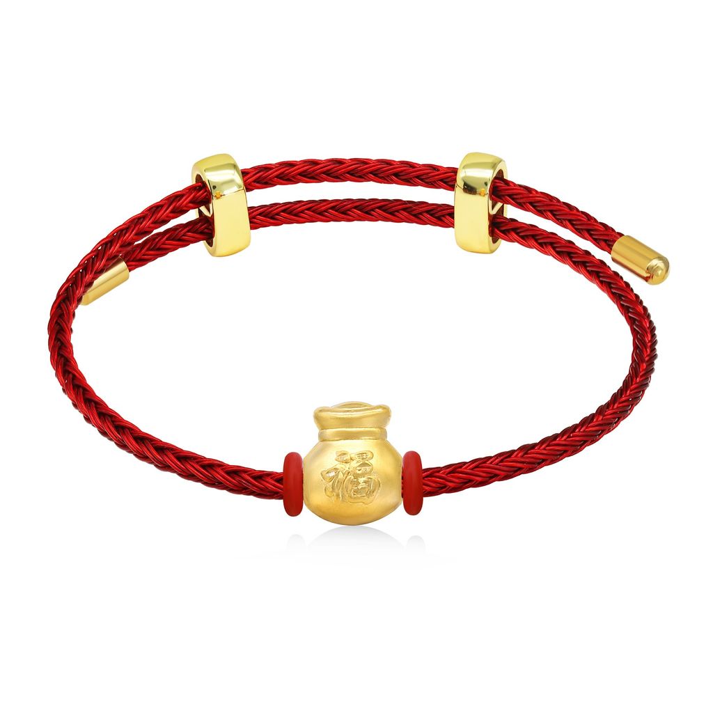 Vòng charm túi tiền vàng 24K DOJI BCB6000430A1XX1