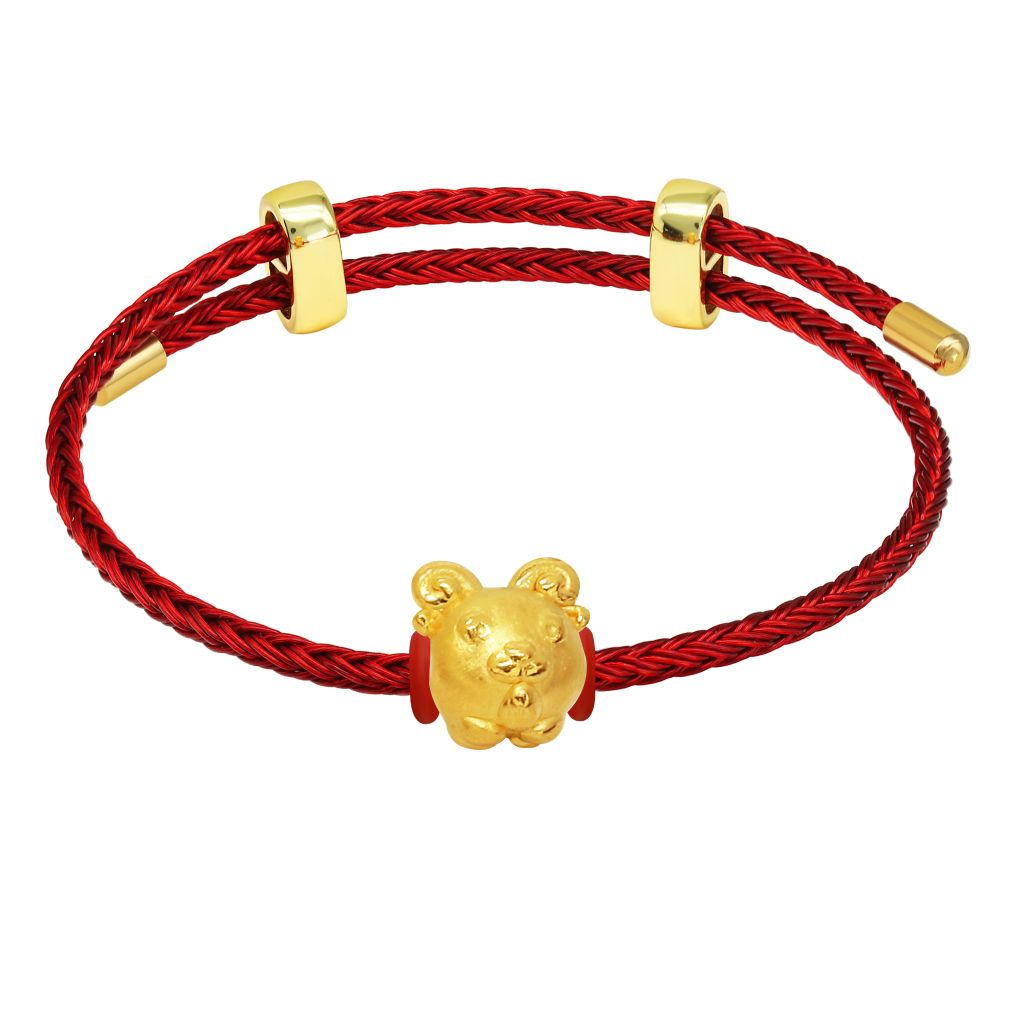 Vòng charm kim mùi vàng 24K DOJI BCB6001930A1XX1