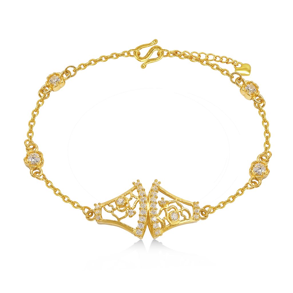 Lắc vàng 24K gắn đá CZ DOJI BLB0004200A1CZ1
