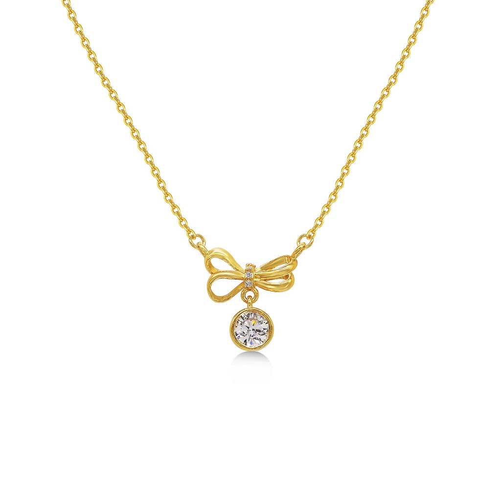 Dây liền mặt vàng 24K gắn đá CZ DOJI BLN0002750A1CZ1
