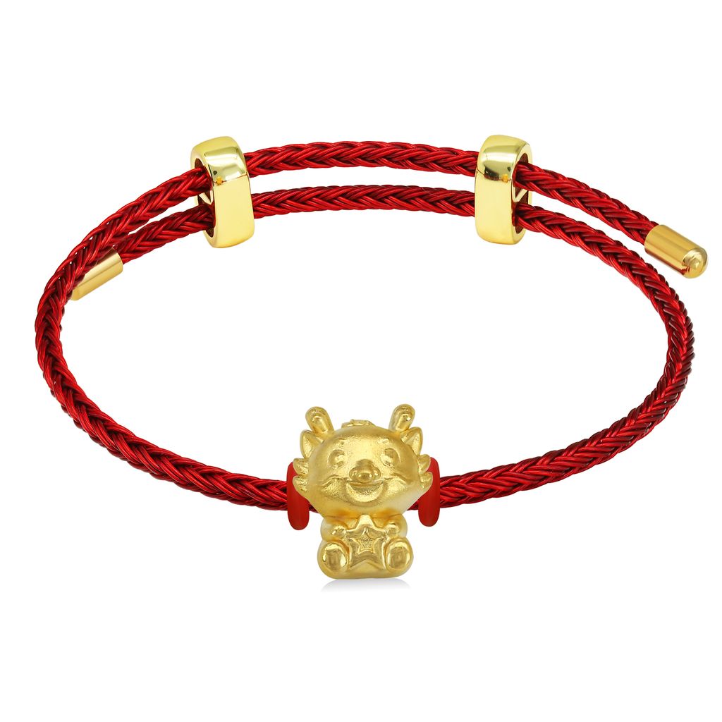 Vòng charm kim thìn vàng 24K DOJI BCB6004890A1XX1