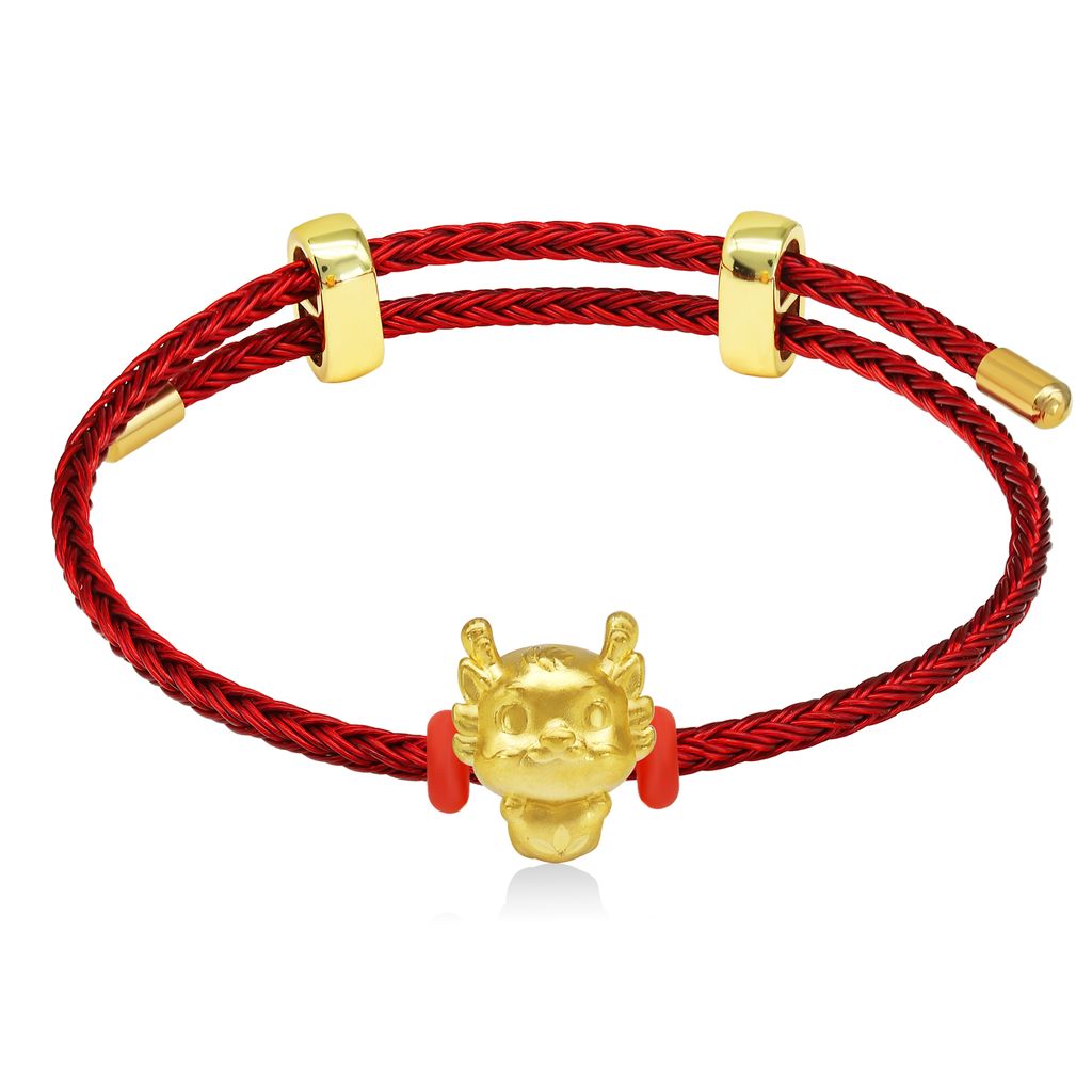 Vòng charm kim thìn vàng 24K DOJI BCB6004900A1XX1