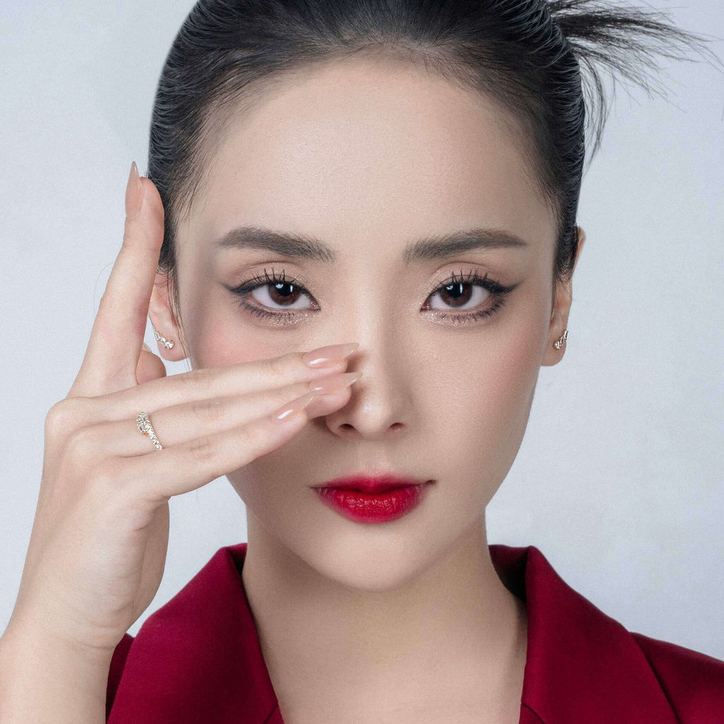 Nhẫn nữ vàng vàng 14K gắn đá CZ DOJI AFRK000686F1CZ1