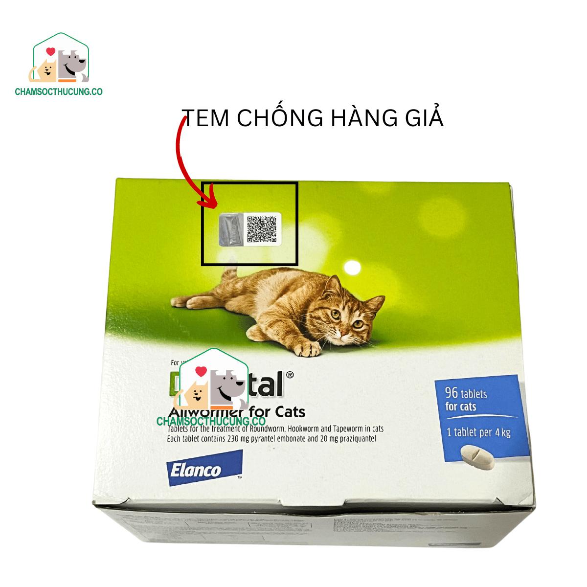  Viên Tẩy Giun Cho Mèo Drontol Bayer - Hàng cao cấp 