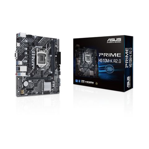 MAINBOARD ASUS PRIME H510M-K R2.0 (Intel H510, Socket 1200, m-ATX, 2 khe Ram DDR4)