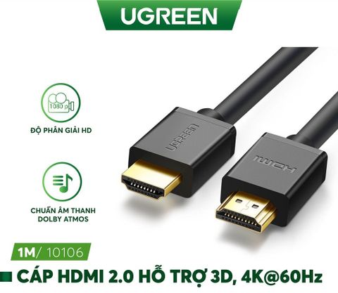 Cáp HDMI Ugreen 10106 dài 1m