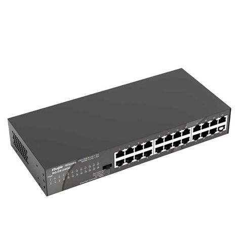 Switch Ruijie RG-ES124GD (24 Port Gigabit Unmanaged - Vỏ kim loại)