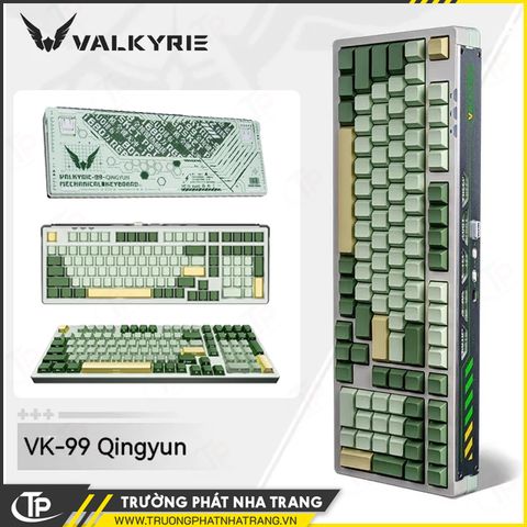 Bàn Phím Cơ VALKYRIE VK99 QINGYUN - Xanh Ngọc