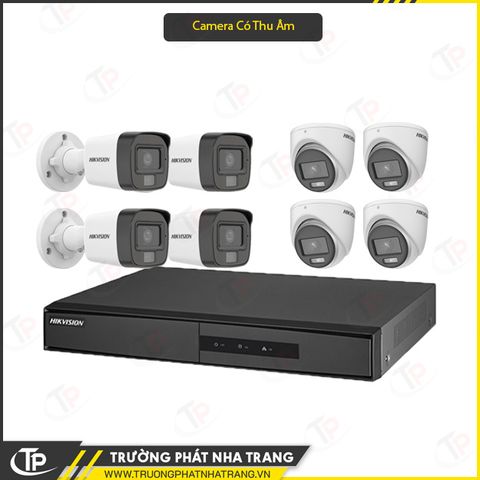 Bộ 8 Mắt Camera Analog 2.0MP HIKVISION - Có Thu Âm