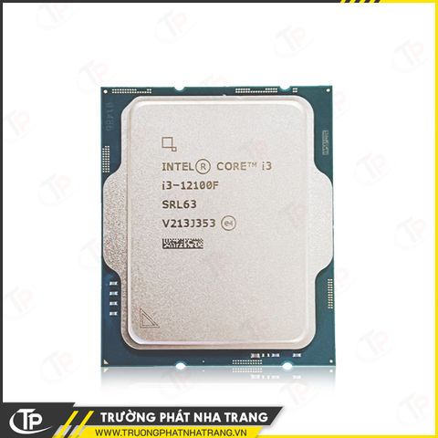 CPU Intel Core i3 12100F TRAY NEW | No Box (Turbo 4.30 GHz, 4 nhân, 8 luồng, 12MB Cache)