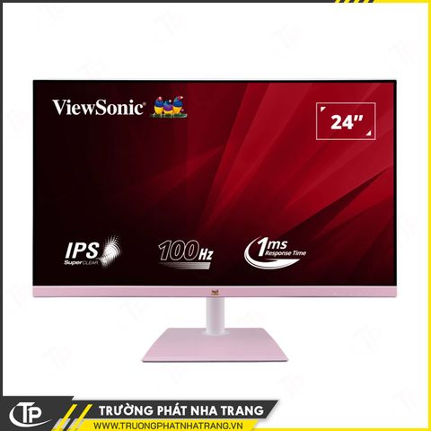 Màn hình Viewsonic VA2436-H-PN (24 inch, IPS, FHD, 100Hz, 1ms, Hồng)