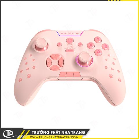 Tay cầm game DareU H105 Wireless Pink