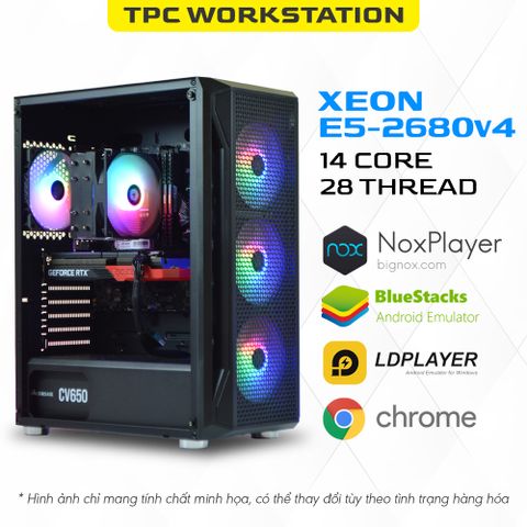 TPC Workstation - Xeon E5 2680 V4 | 32GB RAM | GTX1660 Super 6G