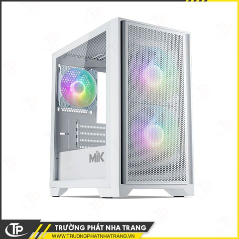 Vỏ Case MIK MORAX 3FA (Trắng, Kèm 3 Fan ARGB)