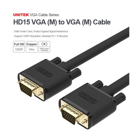 Cáp VGA Unitek YC-503G dài 1.5m