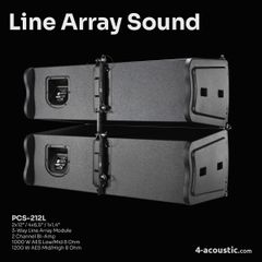 Loa line array 4 Acoustic PCS 212L