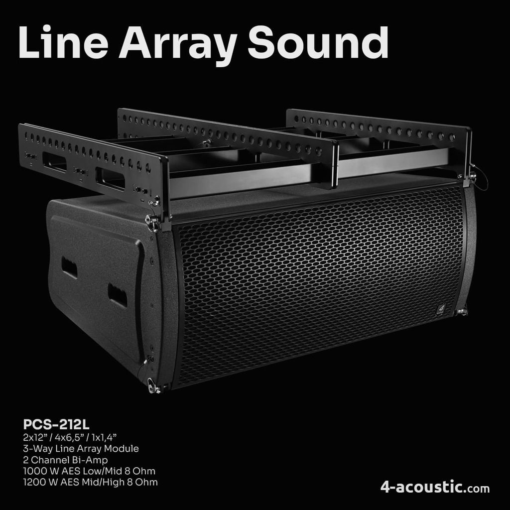 Loa line array 4 Acoustic PCS 212L