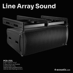 Loa line array 4 Acoustic PCS 212L